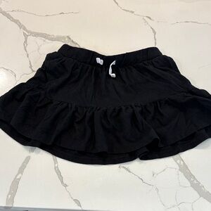 Cat & Jack Black Ruffled Mini Skirt